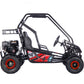 Mototec Mud Monster Xl 212cc 2 Seat Go Kart Full Suspension Red, 4-Stroke Engine, 25mph Top Speed, 400 lbs Max Rider Weight