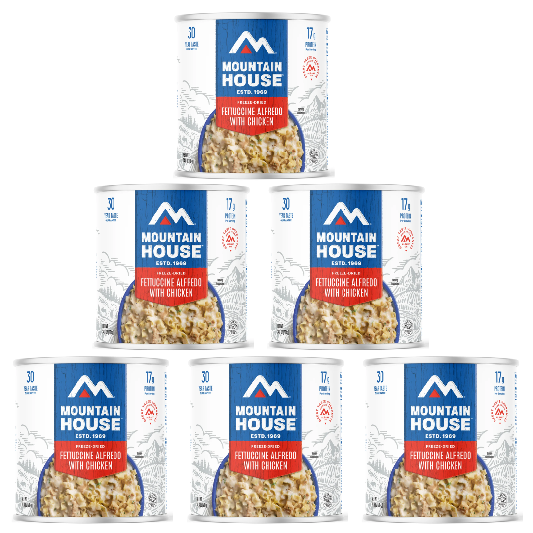 New Mountain House Fettuccine Alfredo with Chicken - #10 Can (6 Cans/Case)