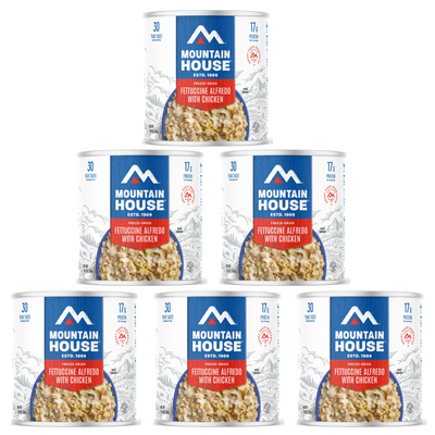 Mountain House Fettuccine Alfredo with Chicken #10 Can - 6 Cans Per Case | Bulk Emergency Food