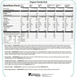 NuManna Triple Organic Family Pack - 3 Buckets, 486 Servings