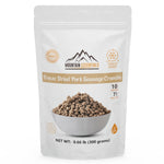 MOUNTAIN ESSENTIALS Freeze-Dried Pork Sausage Crumble – Fully Cooked & Ready to Eat | Traditional Flavor | Premium Quality Everyday Meals, Camping & Emergency Survival Food | 10 Servings | Made in USA thumbnail 1