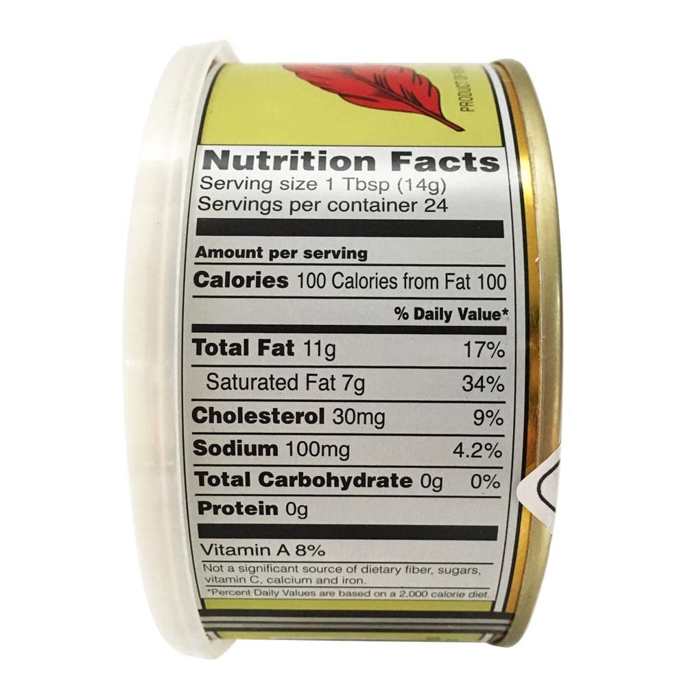 Red Feather Canned Butter A real butter from new Zealand-100% pure no artificial colors or flavors- Hurricane Preparedness Emergency Survival Earthquake Kit (2 Cans/12Oz Each))