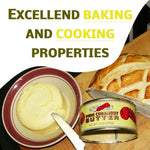 Red Feather Canned Butter A real butter from new Zealand-100% pure no artificial colors or flavors- Hurricane Preparedness Emergency Survival Earthquake Kit (2 Cans/12Oz Each))