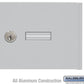 Salsbury 3651ALM Replacement Door and Lock Standard A Size for 4B+ Horizontal Mailbox with Keys, Aluminum