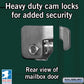 Salsbury 16 Door Cluster Mailbox A Size, USPS Type III Cluster Box Unit, Green - 3316GRN-U