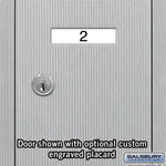 Salsbury 3503ASU Surface Mounted 3 Door Vertical Mailbox and USPS Access.