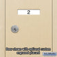 Salsbury 3505SSU Surface Mounted 5 Door Vertical Mailbox with USPS Access, Sandstone