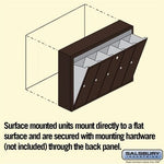 Salsbury 3505ZSU Surface Mounted 5 Door Vertical Mailbox Bronze with USPS Access