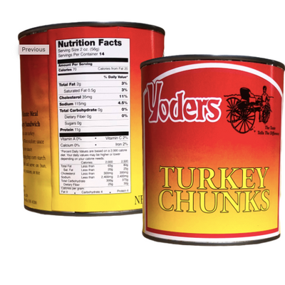 Yoder Canned Meats Premium Variety Pack (Beef, Chicken, Hamburger, Turkey, Pork, Pork Sausage) 12 Cans/Full Case
