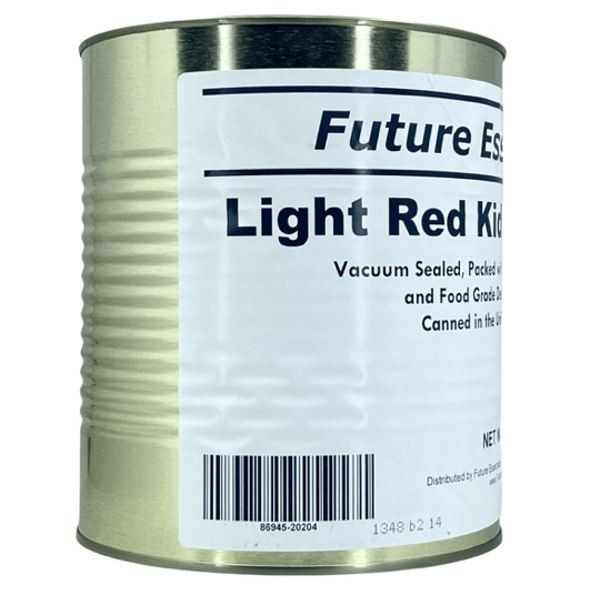 Future Essentials Light Red Kidney Beans, Dried, #10 Can (Case of 6 cans)