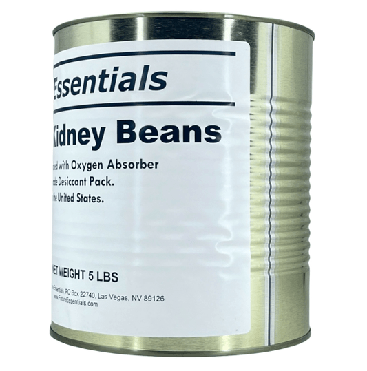 Future Essentials Light Red Kidney Beans, Dried, #10 Can (Case of 6 cans)