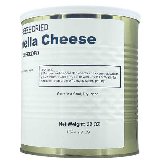 Military Surplus Freeze Dried Mozzarella Cheese