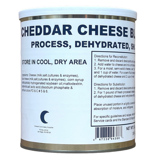 Military Surplus Dehydrated Cheddar Cheese Powder - Safecastle