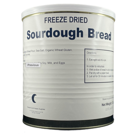 Freeze Dried Sourdough Bread