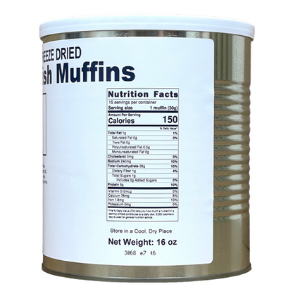 Military Surplus Freeze Dried English Muffins - Safecastle