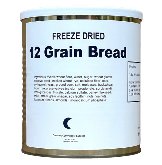 Military Surplus Freeze Dried 12-Grain Bread