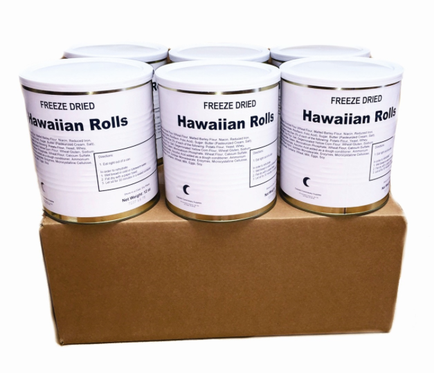 Military Surplus Freeze Dried Hawaiian Rolls