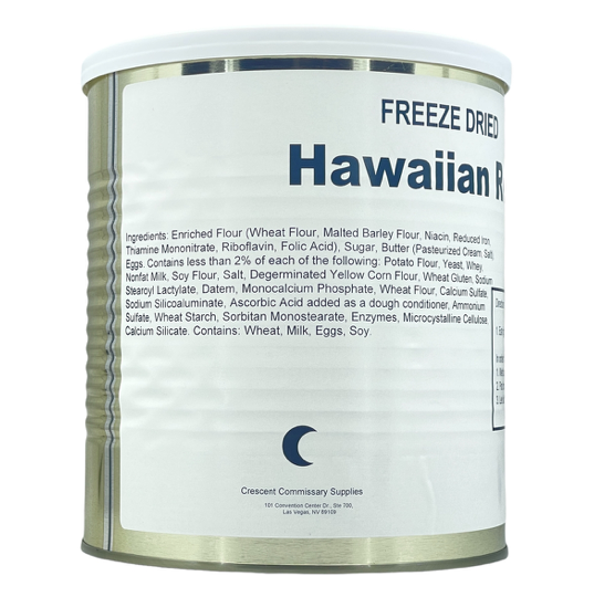 Military Surplus Freeze Dried Hawaiian Rolls