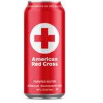 American Red Cross Water Pallet of 144 cases, each case 12 Cans - 16oz, 50 year shelf life