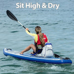 Sea Eagle Deluxe Inflatable Kayak Seat - White (set of 2)
