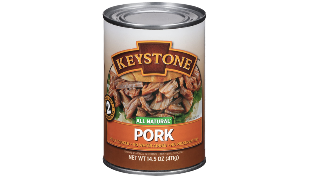 Keystone Meats All Natural Canned Pork, 14.5 Ounce