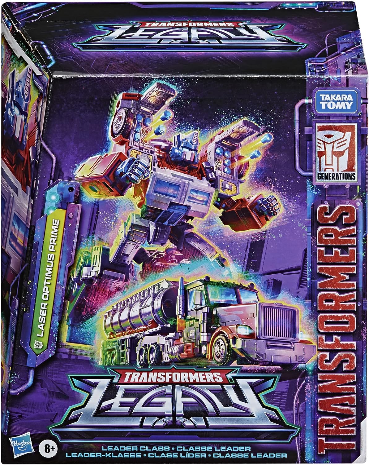 Transformers Legacy Leader Class G2 laser Optimus Prime Action Figure - Transformers Toys for Kids
