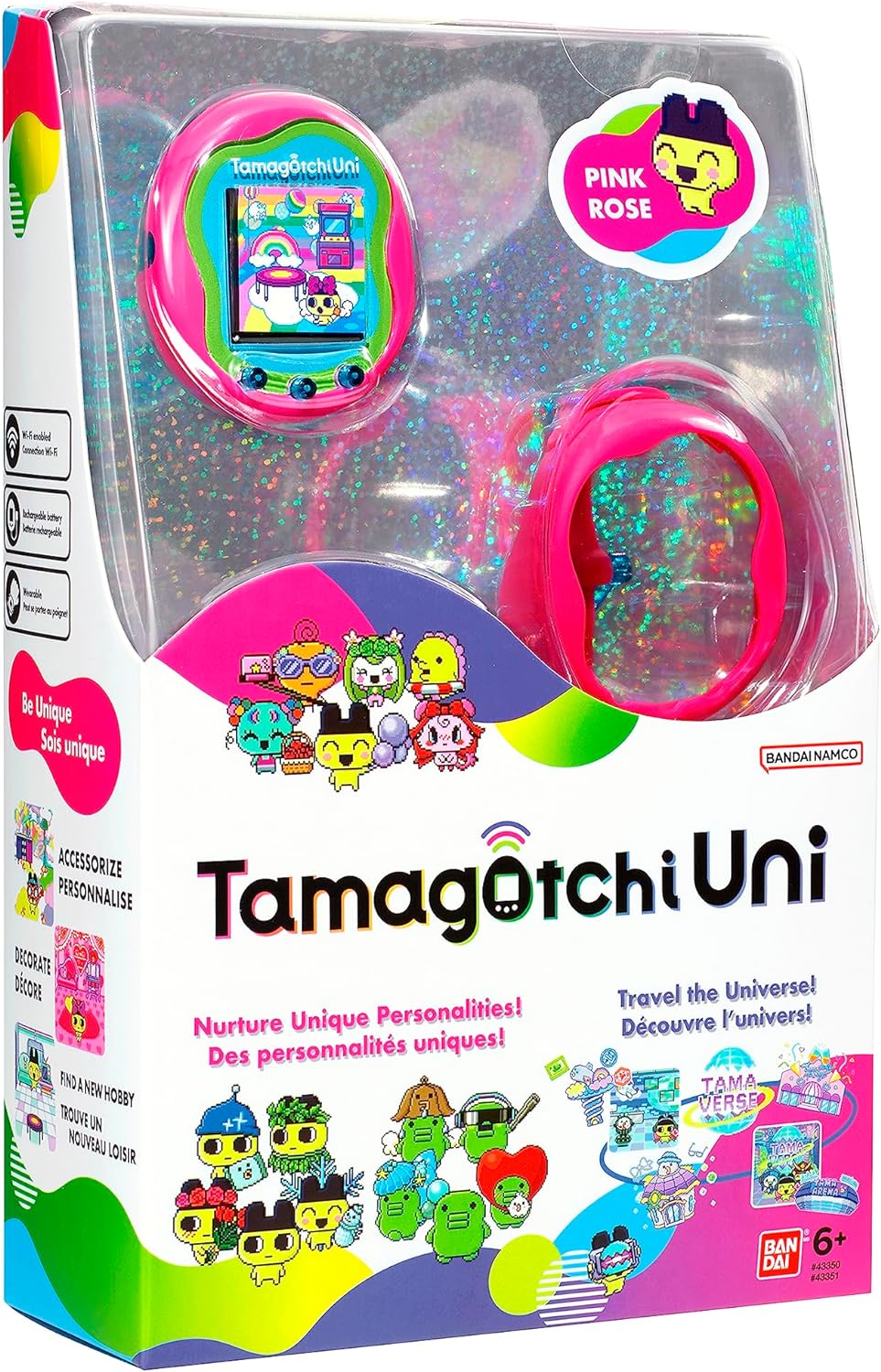Tamagotchi Uni - Pink wrist with Watch Strap