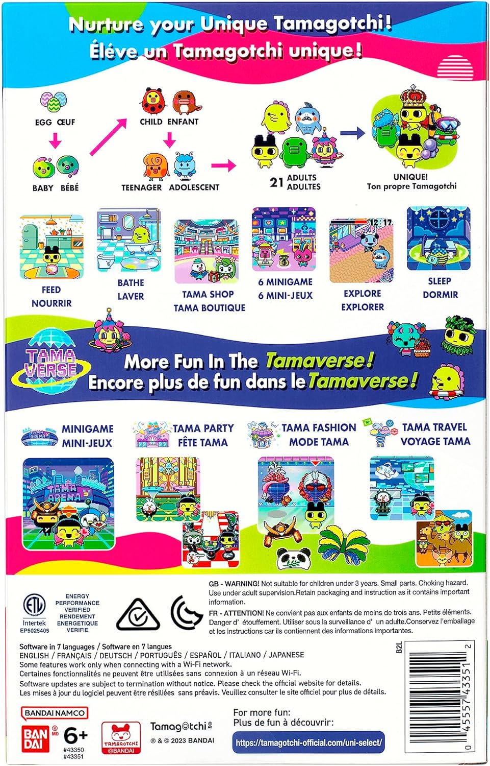 Tamagotchi Uni - Pink wrist with Watch Strap