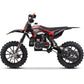 MotoTec Thunder 50cc 2-Stroke Kids Gas Dirt Bike Red