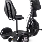 MotoTec Electric Trike 48v 1000w Lithium, Black, Large