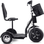 MotoTec Electric Trike 48v 1000w Lithium, Black, Large