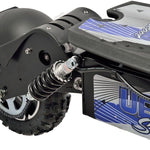 MotoTec/UberScoot 1600w 48v Electric Scooter, Black, Large