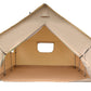 VEVOR Canvas Wall Tent 10x12ft, Wall Tent with PVC Storm Flap, Large Canvas Wall Tent Waterproof, Camping Canvas Tents With Stove Hole for 6-8 people Outdoor Camping Hiking Party Hunting