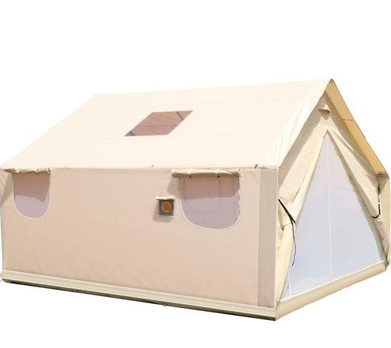 VEVOR Canvas Wall Tent 10x12ft, Wall Tent with PVC Storm Flap, Large Canvas Wall Tent Waterproof, Camping Canvas Tents With Stove Hole for 6-8 people Outdoor Camping Hiking Party Hunting