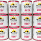Werling Meats Canned Beef 28 Oz Fully Cooked, Heat & Eat | Shelf Stable Canned Meat