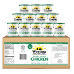 Werling & Sons Canned Chicken Fully Cooked Ready to Eat 28 oz cans