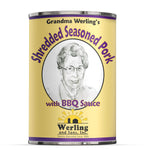 Grandma Werling’s Shredded Seasoned Pork with BBQ Sauce 14.5 Oz Fully Cooked