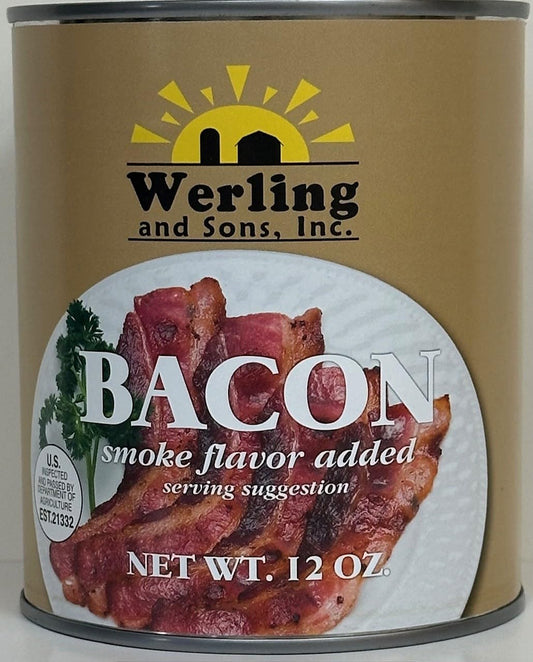 Werling & Sons Canned Bacon, 12 Ounce
