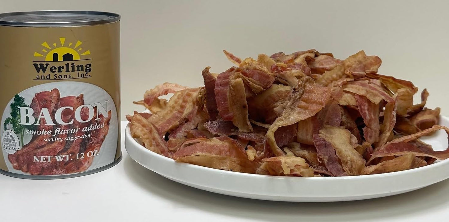 Werling & Sons Canned Bacon, 12 Ounce