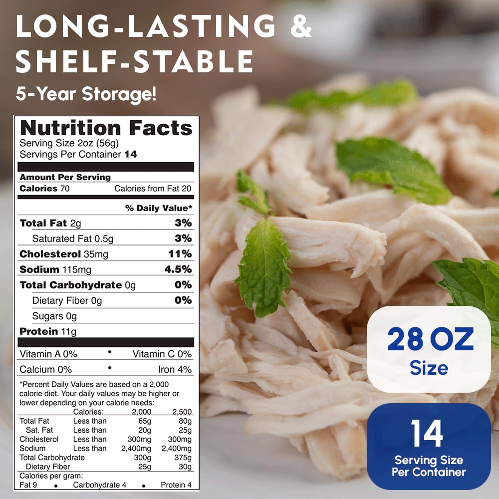 Werling & Sons Fully Cooked Canned Turkey Meat 28 Oz