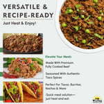 Werling & Sons Taco Beef Filling 28 Oz – Fully Cooked, Heat & Serve | Premium Shelf-Stable Canned Meat