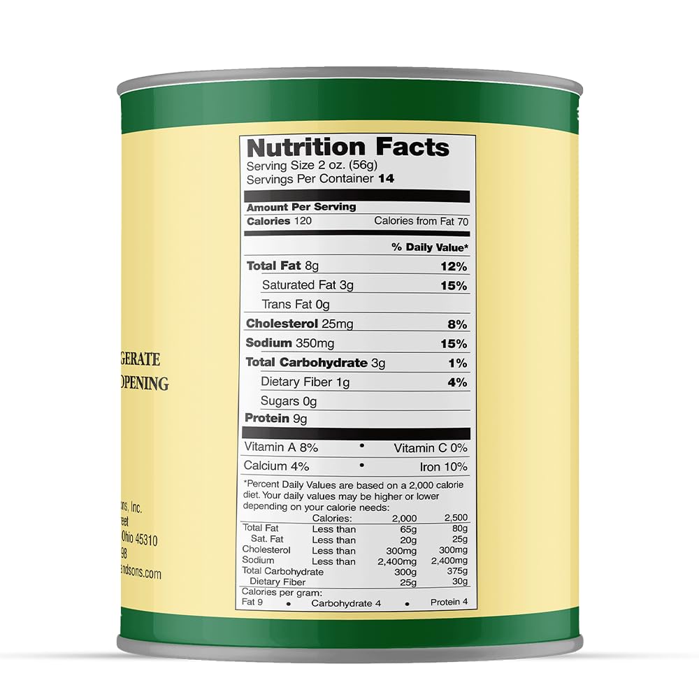 Werling & Sons Taco Beef Filling 28 Oz – Fully Cooked, Heat & Serve | Premium Shelf-Stable Canned Meat