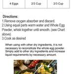 Fresh and Honest Foods - Whole Egg Powder