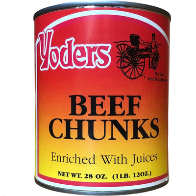 Yoders Canned Beef Chunks