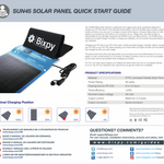 Bixpy SUN80 Waterproof Solar Panel