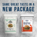 Gluten Free Black Bean Burger Mix 4 Gallon Pail, 215 Servings