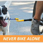Bike Tow Leash Orange -Safe Dog Bike Attachment for Cycling, APA 5-Star USA Made