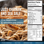 Mountain Essentials Fully Cooked Chicken 14.5 oz – 12g Protein per Serving (8 Servings per Can, 96 Total Servings) – Canned White Meat for Daily Meals, Camping & Emergency Food thumbnail 3