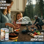 Mountain Essentials Fully Cooked Chicken 14.5 oz – 12g Protein per Serving (8 Servings per Can, 96 Total Servings) – Canned White Meat for Daily Meals, Camping & Emergency Food thumbnail 4