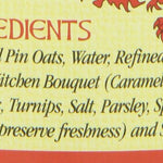A nutritional facts label for Caledonian Kitchen Haggis with Highland Beef. The label shows that each serving of haggis contains 170 calories, 460 mg of sodium, 2 g of fiber, 2 g of sugars, and 8 g of protein.